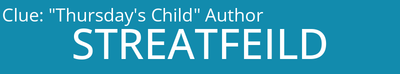 "Thursday's Child" Author