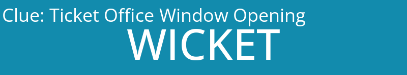 Ticket Office Window Opening