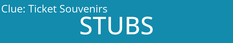 Ticket Souvenirs