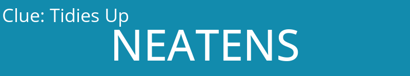 Tidies Up