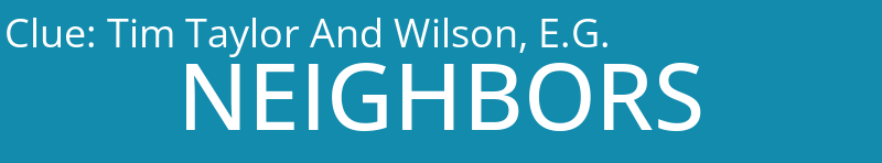 Tim Taylor And Wilson, E.G.