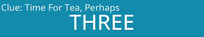 Time For Tea, Perhaps