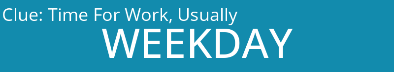 Time For Work, Usually