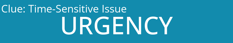 Time-Sensitive Issue