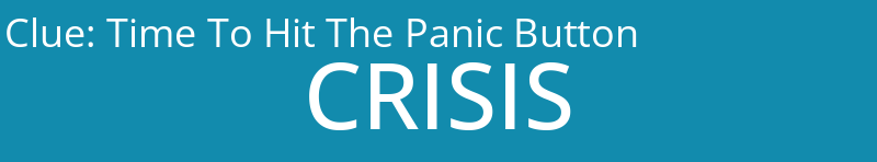 Time To Hit The Panic Button