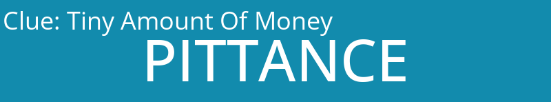 Tiny Amount Of Money