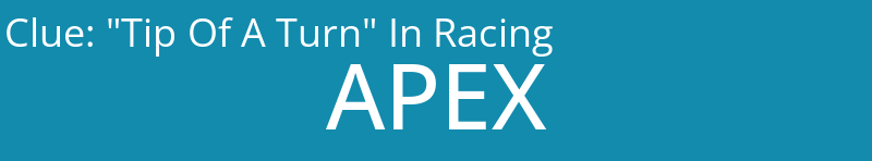"Tip Of A Turn" In Racing
