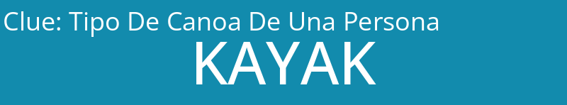 Tipo De Canoa De Una Persona