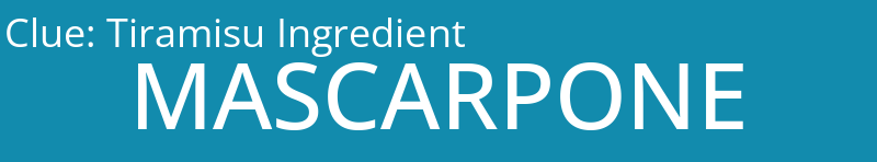 Tiramisu Ingredient