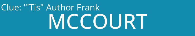 "'Tis" Author Frank
