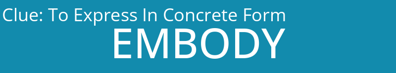 To Express In Concrete Form