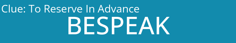 To Reserve In Advance