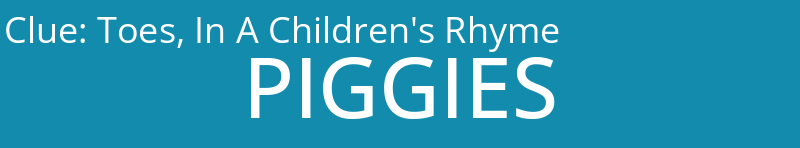 Toes, In A Children's Rhyme