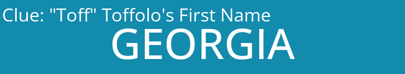 "Toff" Toffolo's First Name