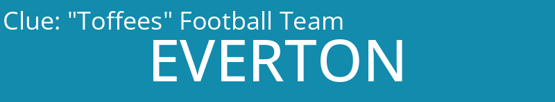 "Toffees" Football Team