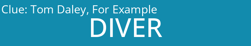 Tom Daley, For Example