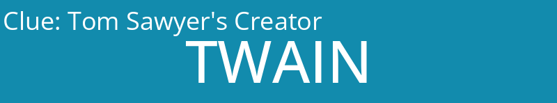 Tom Sawyer's Creator