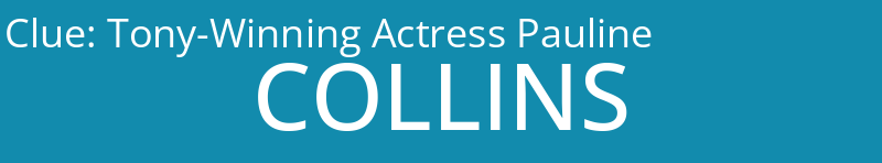 Tony-Winning Actress Pauline