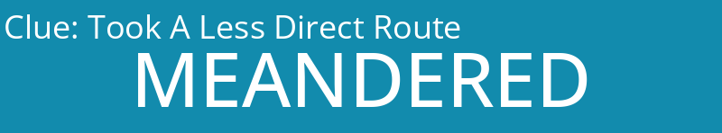 Took A Less Direct Route