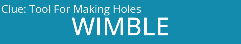 Tool For Making Holes