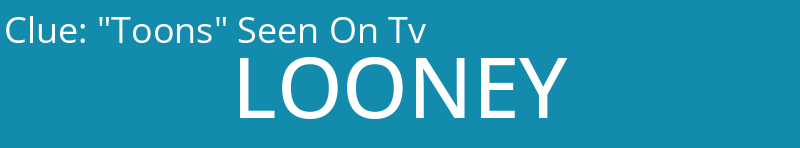 "Toons" Seen On Tv