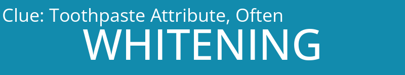 Toothpaste Attribute, Often