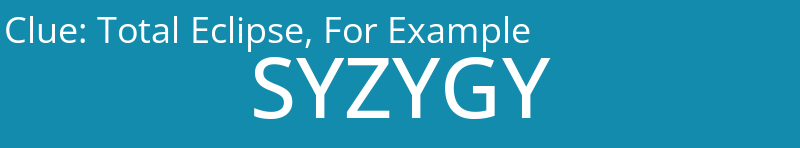 Total Eclipse, For Example