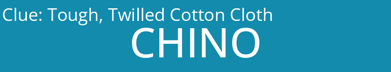 Tough, Twilled Cotton Cloth