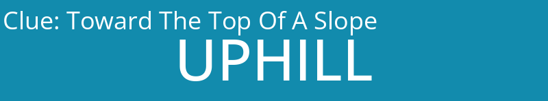 Toward The Top Of A Slope