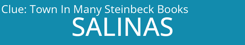 Town In Many Steinbeck Books