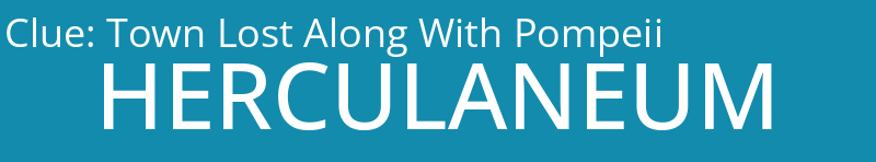 Town Lost Along With Pompeii