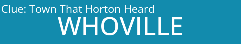 Town That Horton Heard