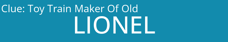 Toy Train Maker Of Old