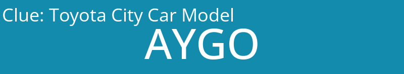 Toyota City Car Model