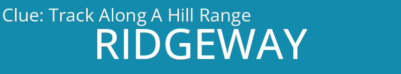 Track Along A Hill Range