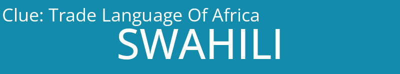 Trade Language Of Africa