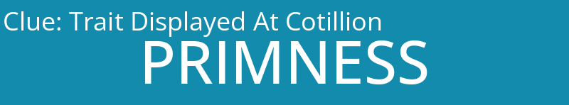 Trait Displayed At Cotillion