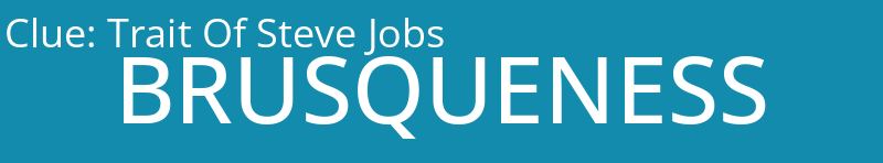Trait Of Steve Jobs