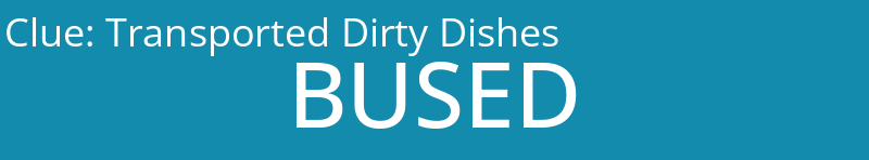Transported Dirty Dishes