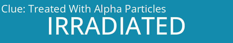 Treated With Alpha Particles