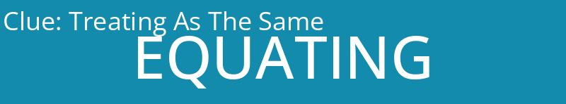 Treating As The Same