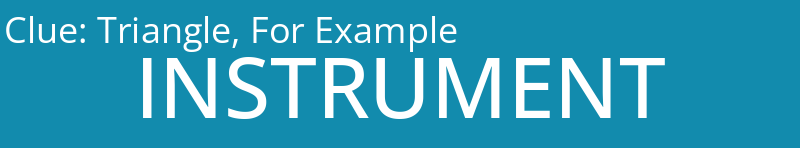 Triangle, For Example