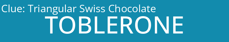 Triangular Swiss Chocolate