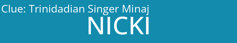Trinidadian Singer Minaj