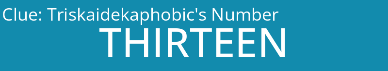 Triskaidekaphobic's Number