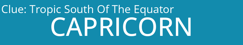 Tropic South Of The Equator