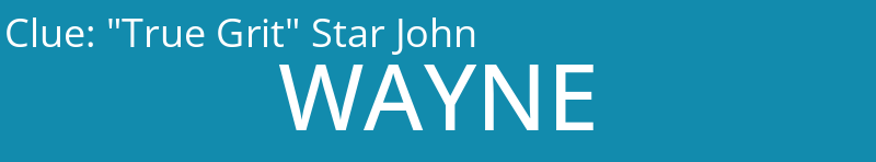 "True Grit" Star John