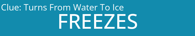 Turns From Water To Ice
