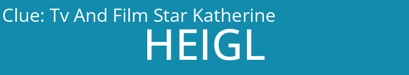 Tv And Film Star Katherine