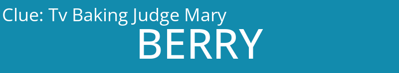 Tv Baking Judge Mary
